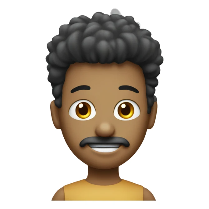 he is a brush that resembles a man, he has eyes, nose, mouth. besides, he has legs and hands. he is very interesting for children. sticker