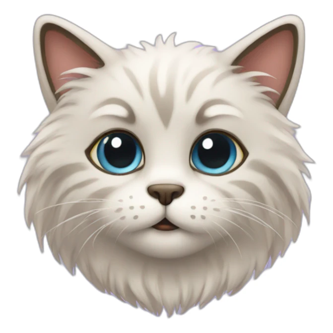 cute-hairy-cat sticker