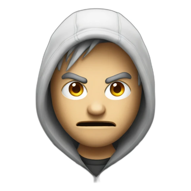 hacker angry sticker