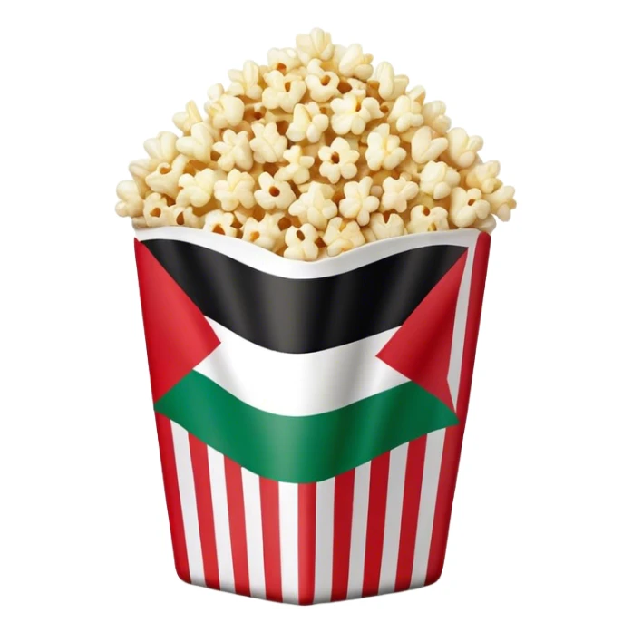 Create a flag of Palestine on pop sticker