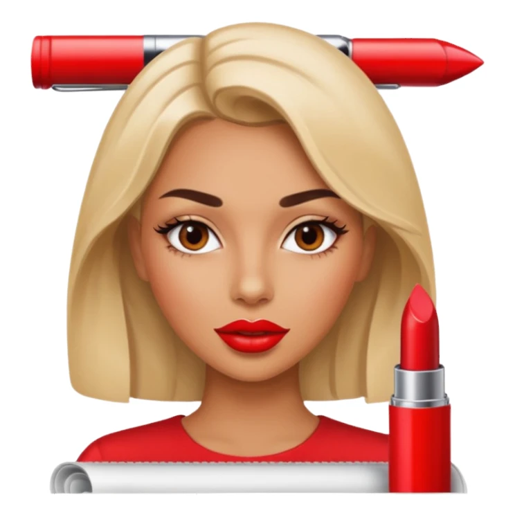 hot girl on magazine cover sticker