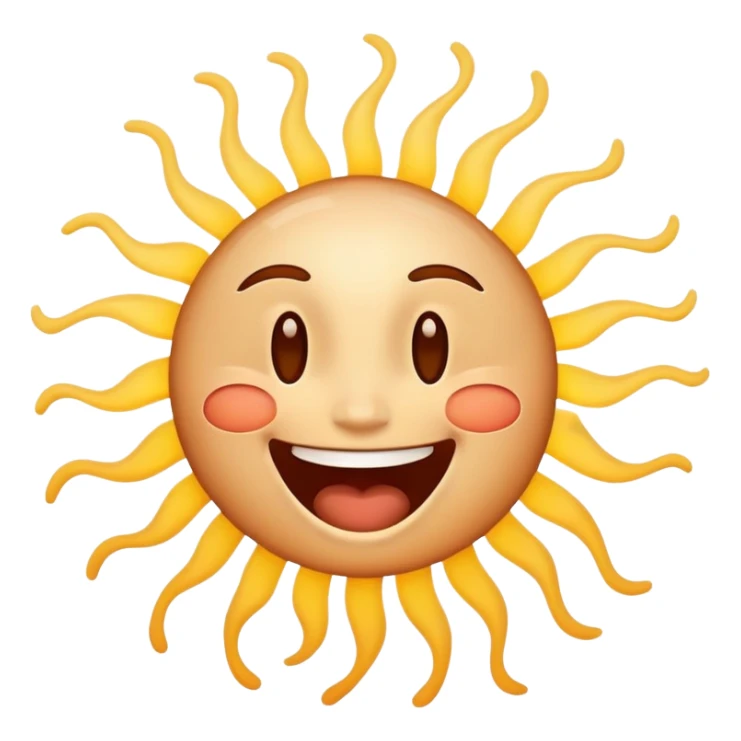 laughing face with sound waves radiating around it sticker