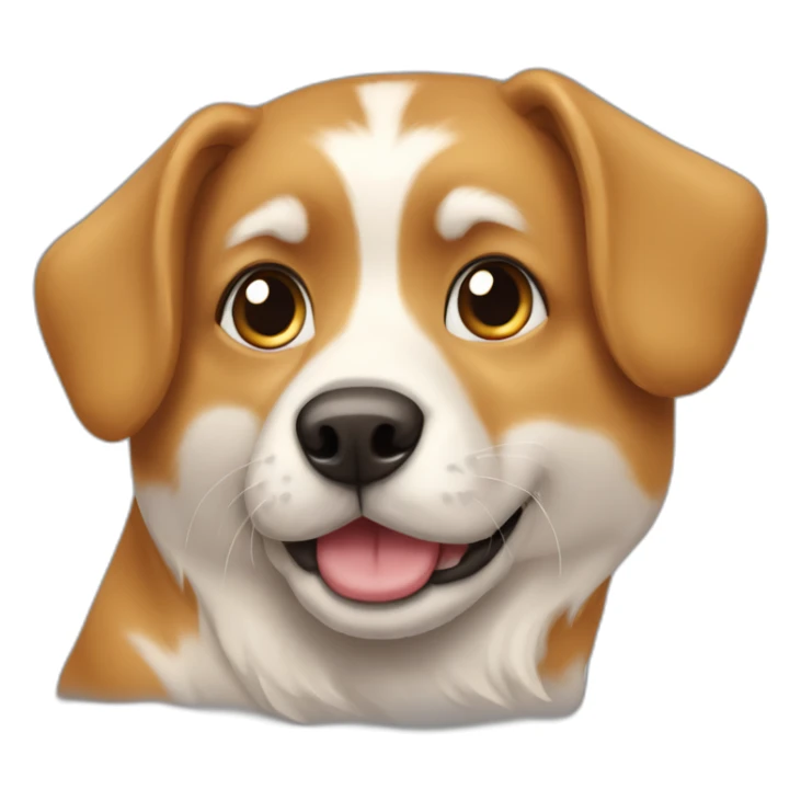 Une maison sur un chien est le chien sur un chat sticker