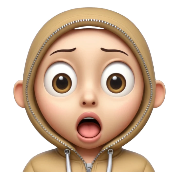 3D cartoon character, shocked expression, mouth closed with zipper, big eyes, dramatic lighting, dark gradient background, viral youtube thumbnail, ultra detailed, 4k, high quality, sharp focus, 16:9

b sticker