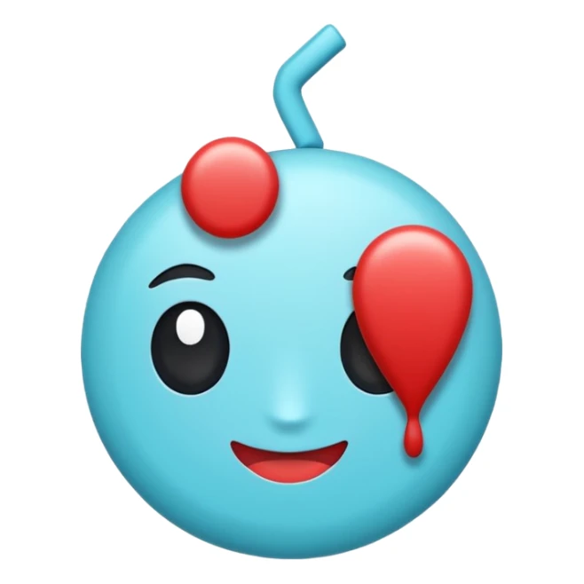 Tiktok beyaz tik etrafı mavi sticker