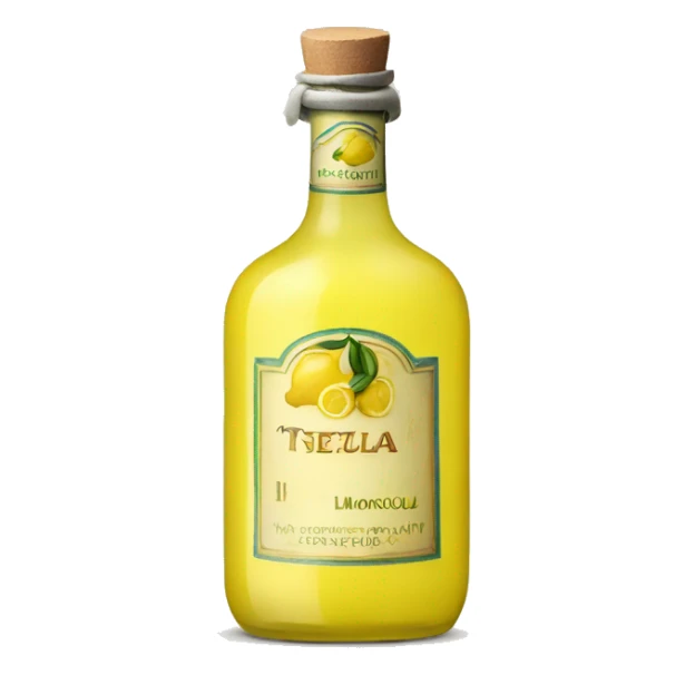 a single bottle of limoncello sticker