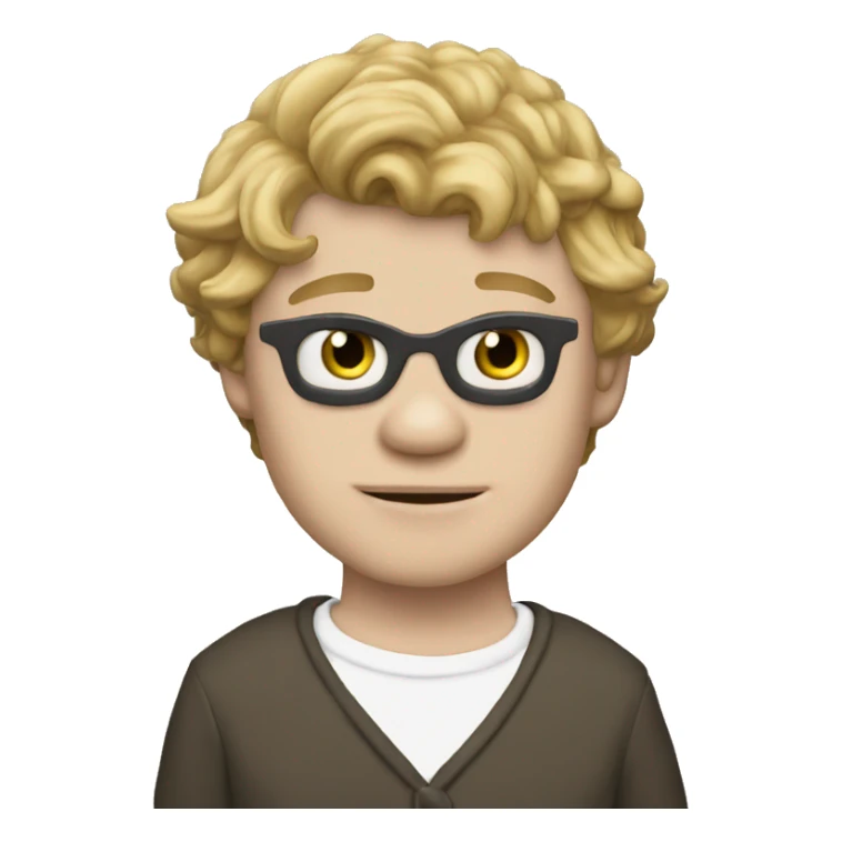 evan peters as pelice bear  sticker