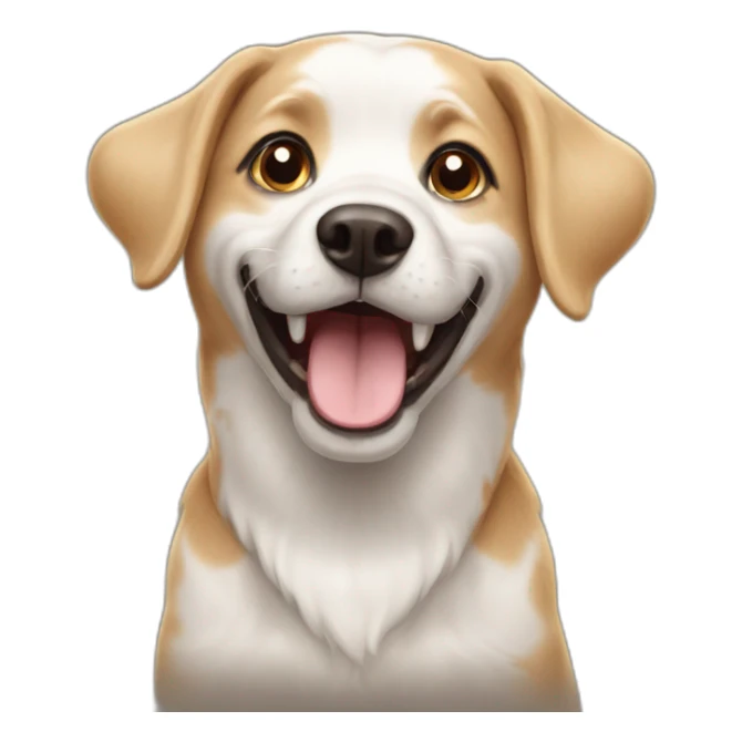 happy dog dog dog sticker