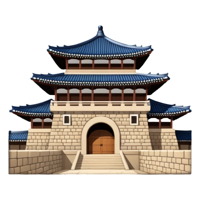 South Korea suwon Hwaseong Fortress Palace sticker
