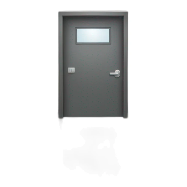 An emoji to represent a door from an office conference room sticker