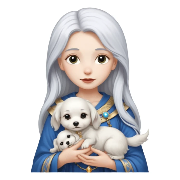 Priestess of the Moon has Puppy Love sticker