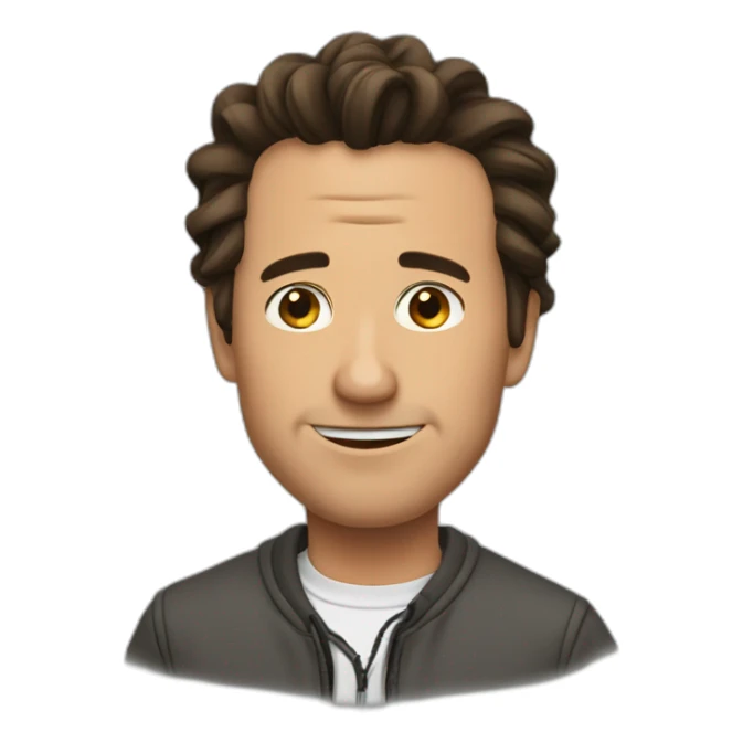 Chandler of friends sticker