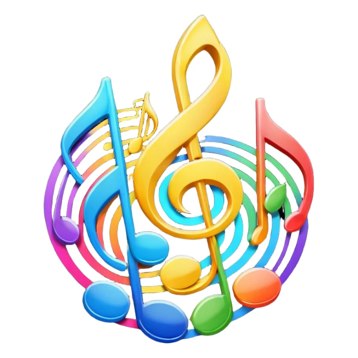 Music not with a black aura around it sticker