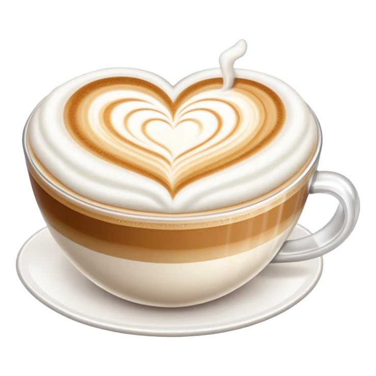 girly latte with cute details sticker