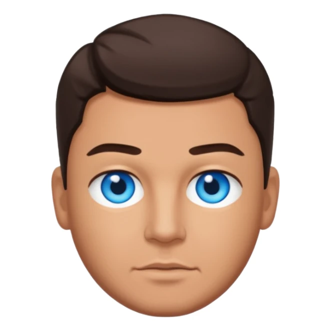 Craig Kelly with blue eyes sticker