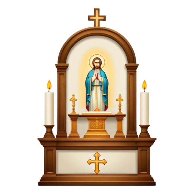 Alter of the Catholic Church sticker