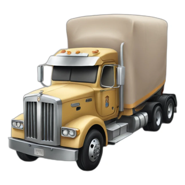 harry potter as a semi truck sticker