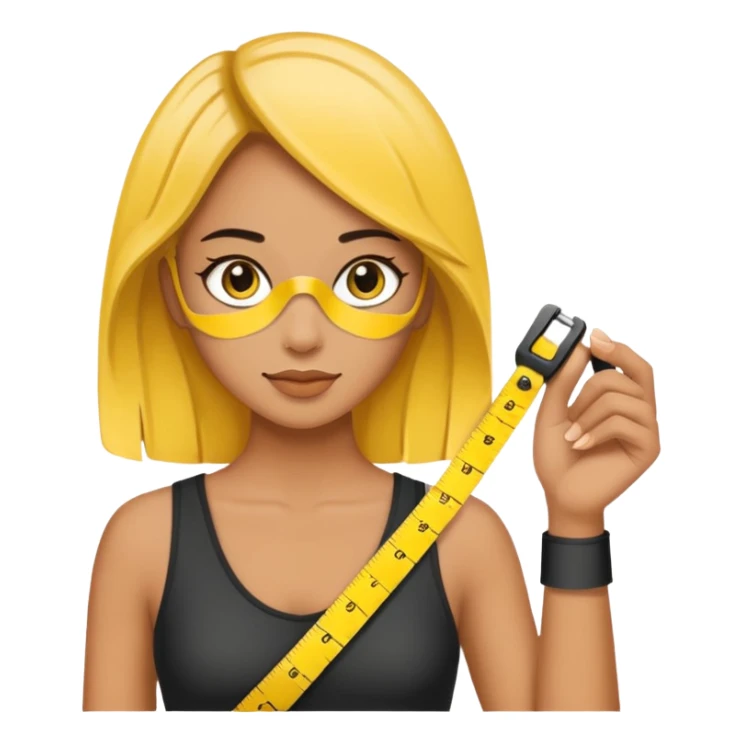 Measurement tape for fashion designer  sticker