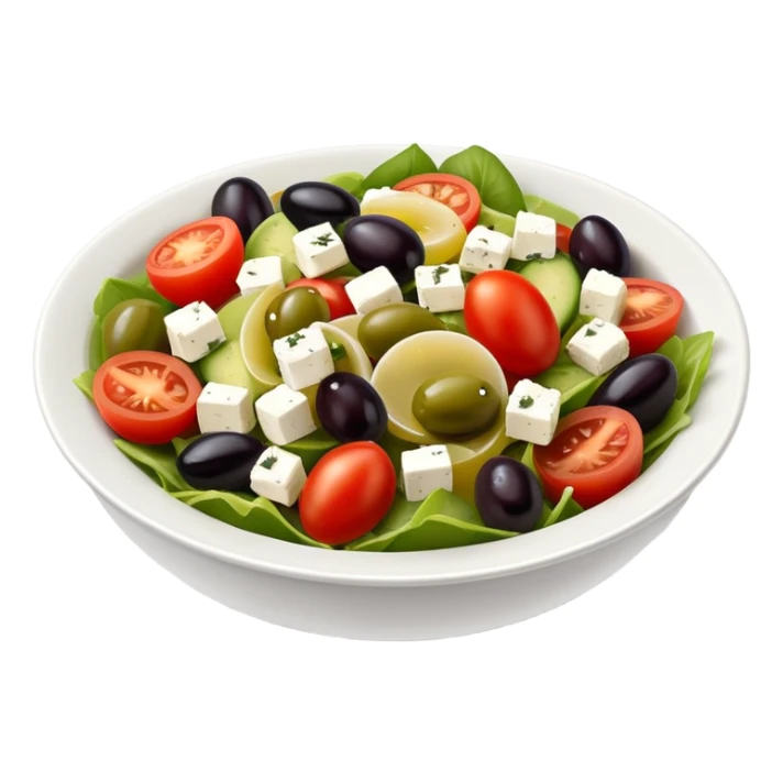 Greek manzanilla salad sticker