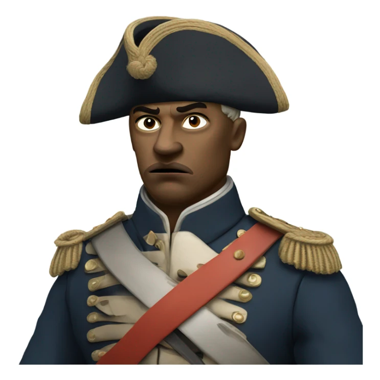 Angry Dutch East India soldier from the past sticker