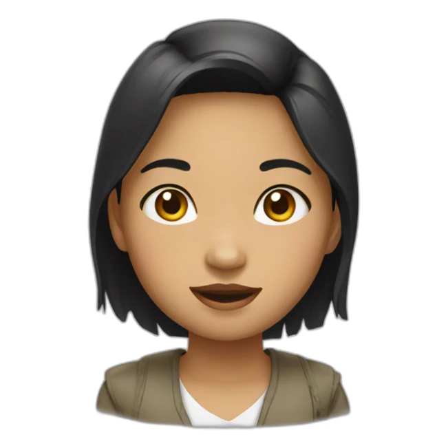 Indonesian girl sticker