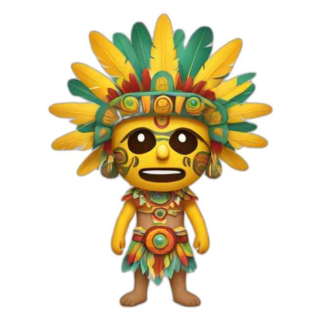 Huitzilopochtli Mexican and Sun sticker