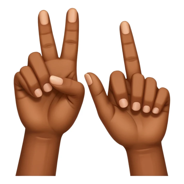 Do a mini dab with the thumb and index fingers sticker