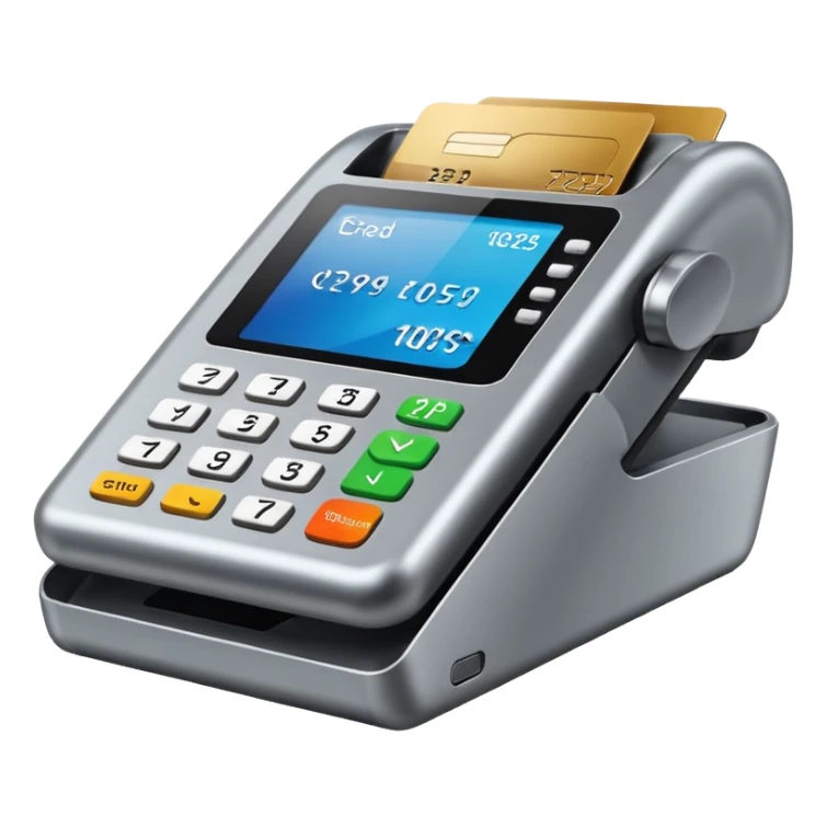 Máquina de passar cartão de crédito point 2025 sticker