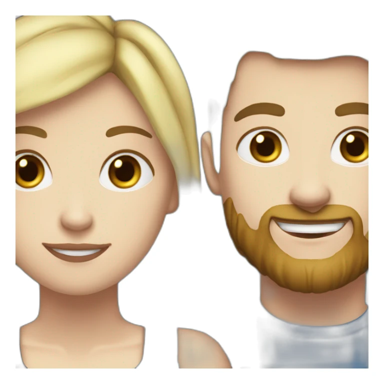 White Girl and white guy on a blue MT09 sticker