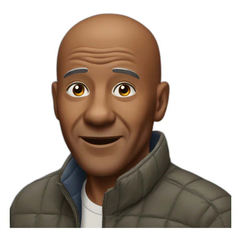 uncle ben african man with baldness rice brand sticker