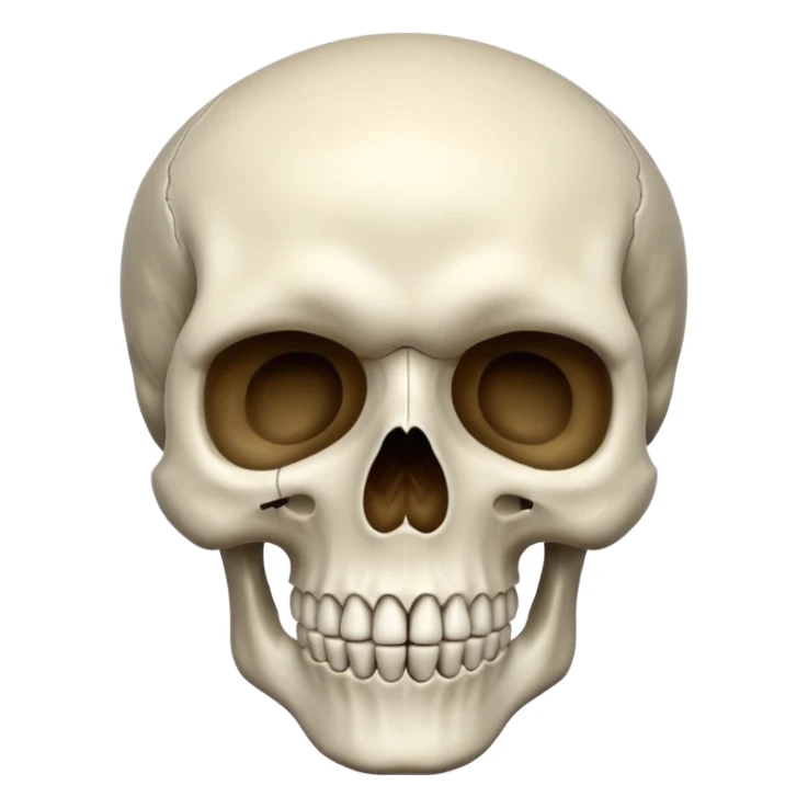 Skull sticker