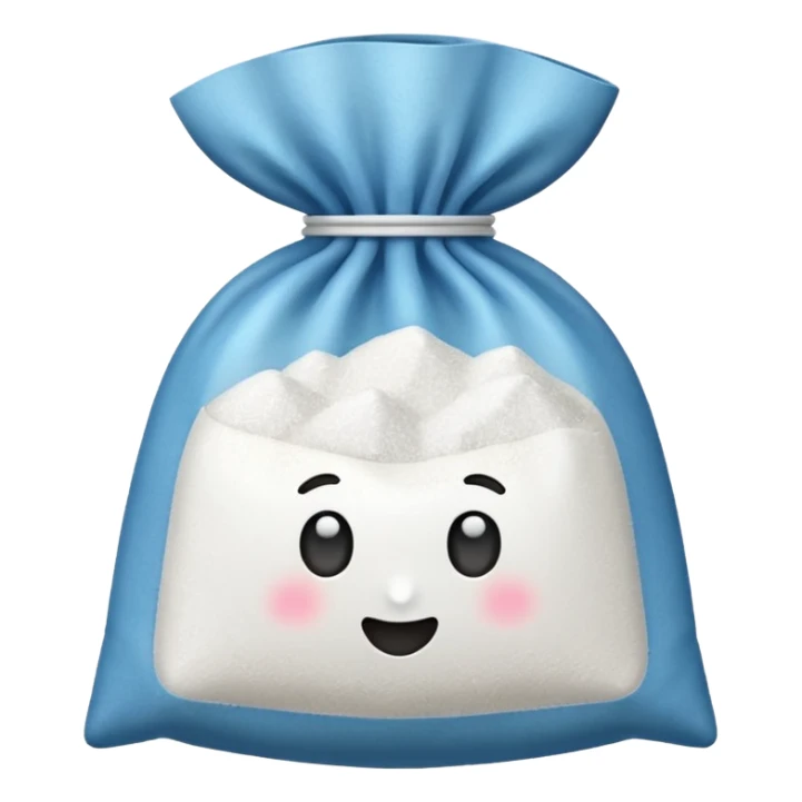 bag of sugar no face sticker