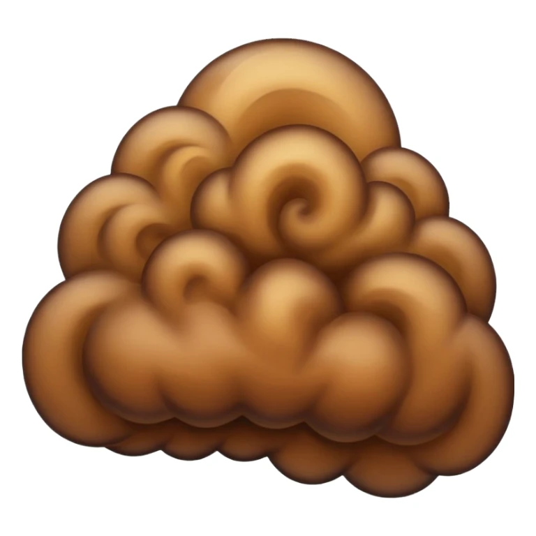 brown cloud sticker