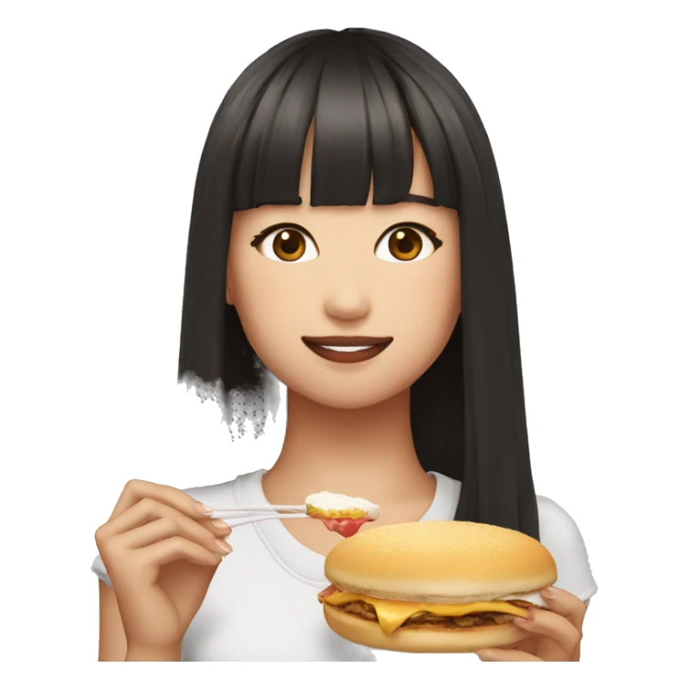 Lisa de blackpink comiendo arepa sticker