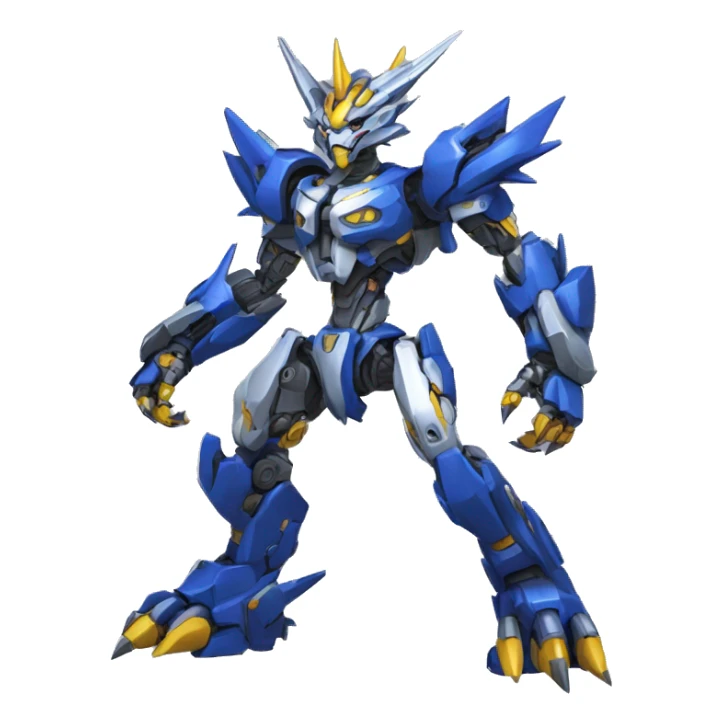 WereGarurumon-Wargreymon-Medabot-Mecha full body sticker