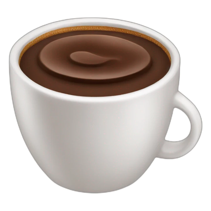 cup of coffee chocolate sticker