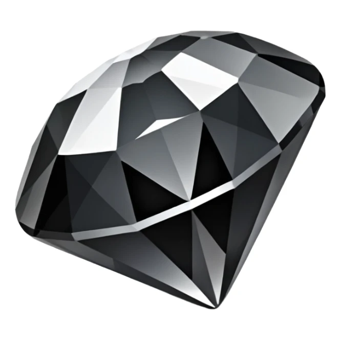 a aesthetic black and white diamond gemstone  sticker
