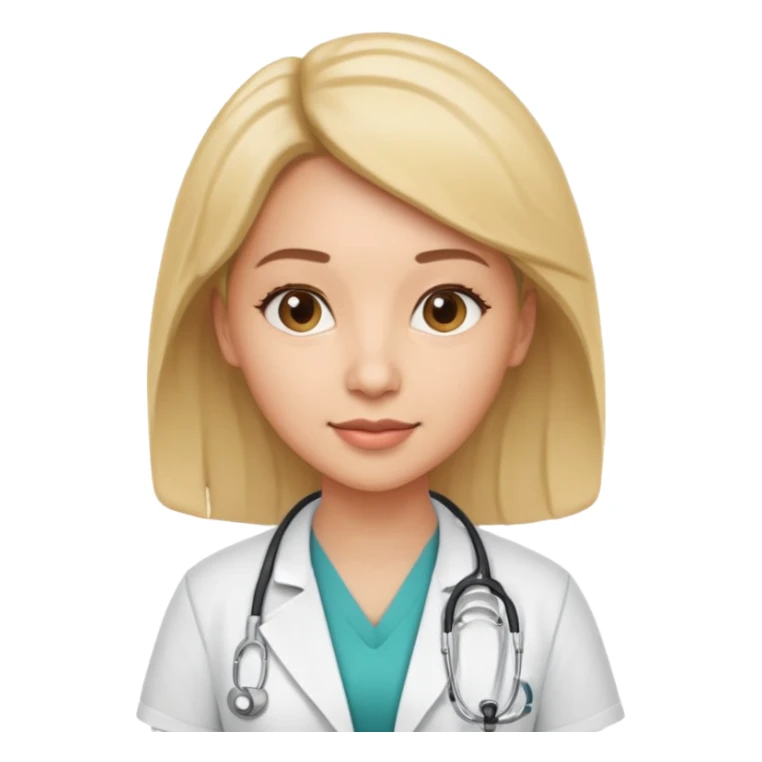 female doctor emoji obsttrician sticker