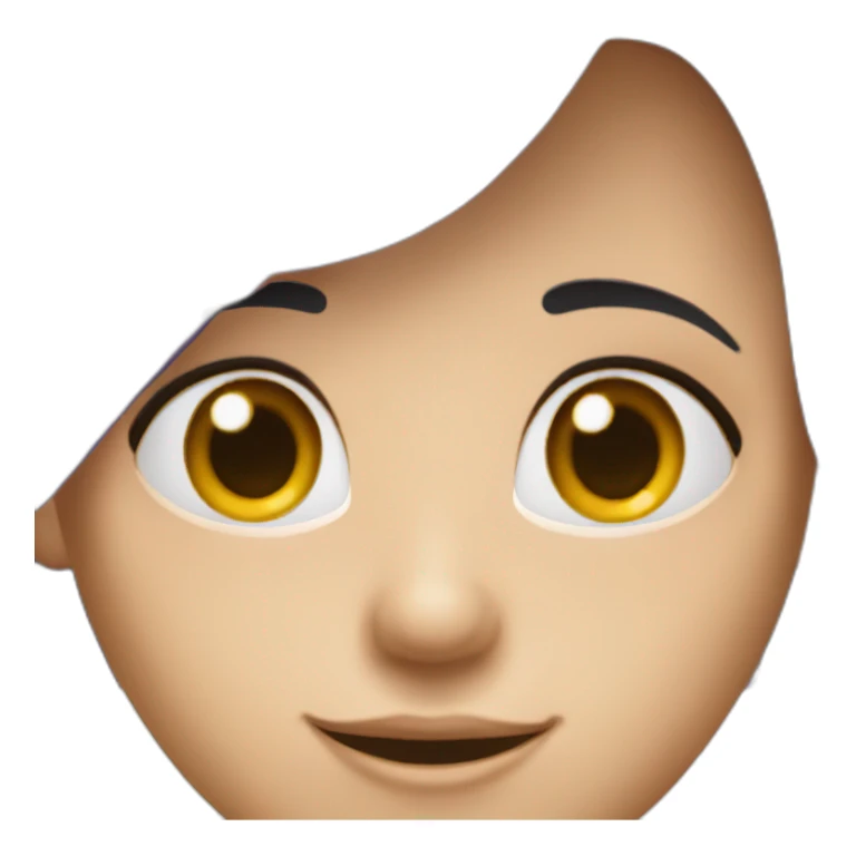 purple haired white woman with black t shirt sticker