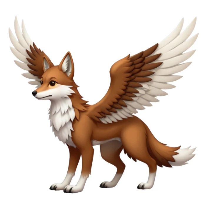 Falvie-Fionbri-WingedWolf94-creature sticker