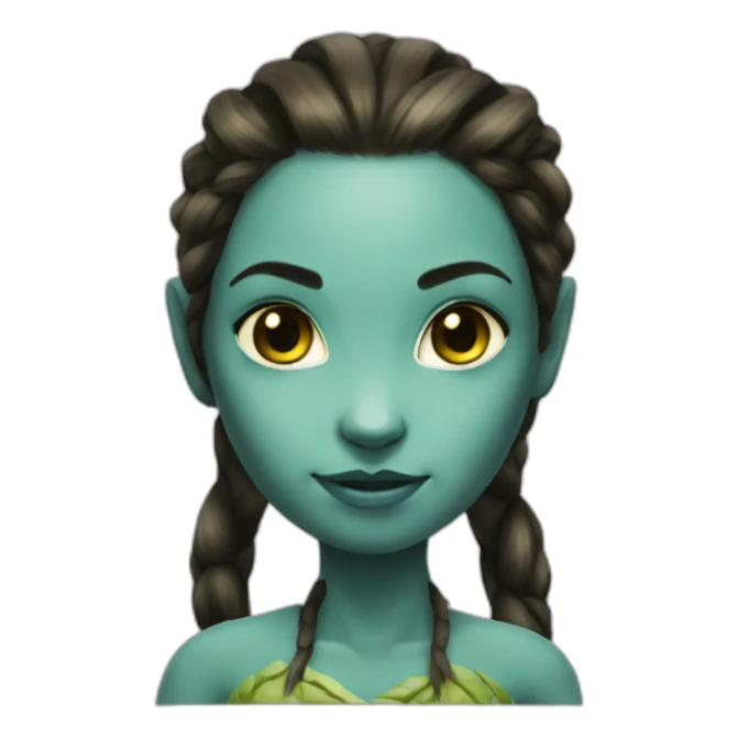 An Avatar Na'vi girl sticker