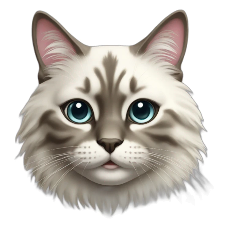 neva masquerade cat sticker