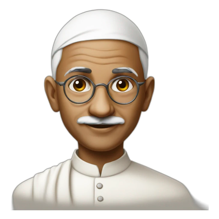 Gen z gandhi profile picture  sticker
