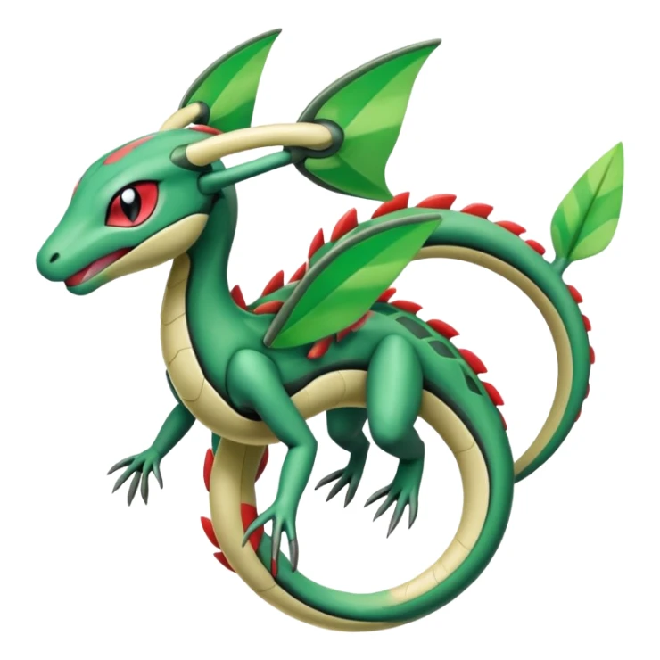 Meloetta-Rayquaza-Flygon-Pokémon-Fakémon-creature sticker
