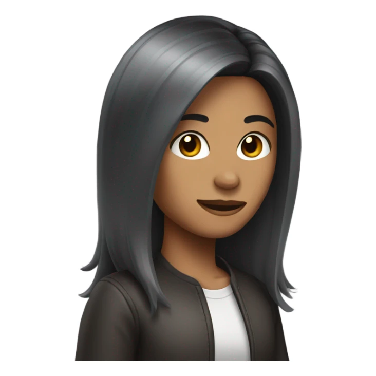 Grey roots on dark hair sticker