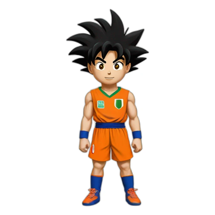 Son Goku portant le maillot de l'Algérie sticker