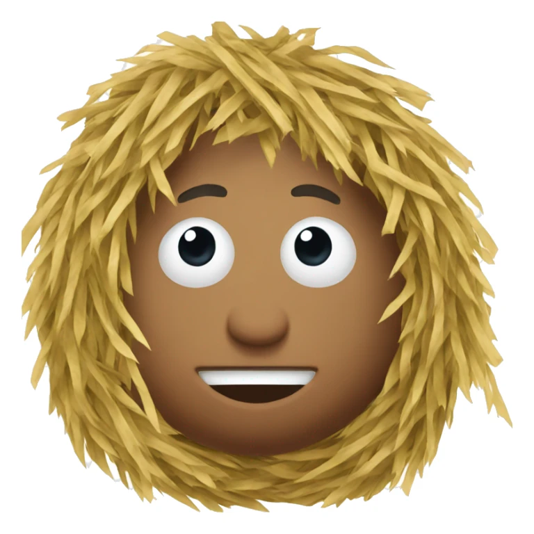 Roster wearing a christmas hay sticker