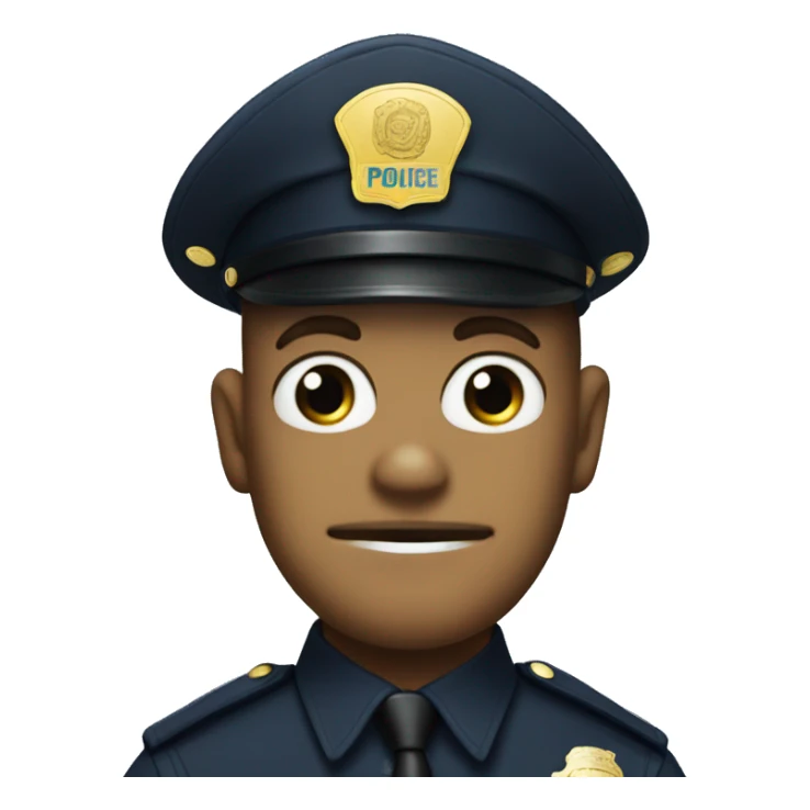 Octopus as police officer sticker