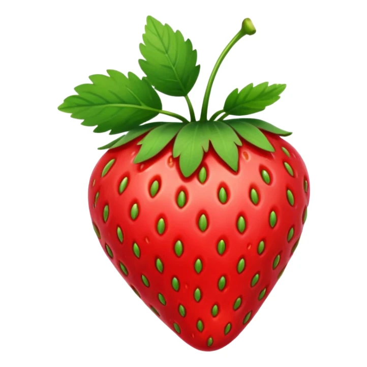 Una fresa pero en boseto sticker