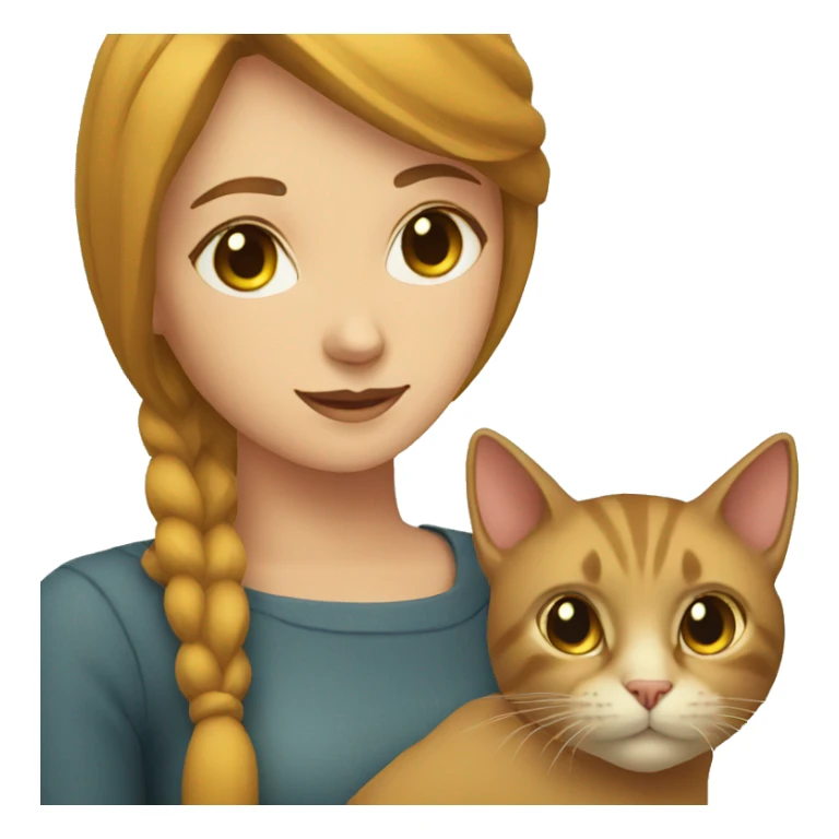 CAT AND WOMAN sticker